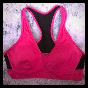 Victoria’s Secret Small Sports Bra Pink and Black